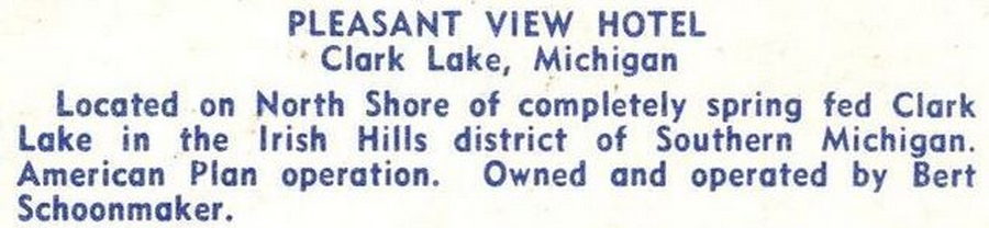 Pleasant View Hotel and Dance Pavillion - Vintage Postcard